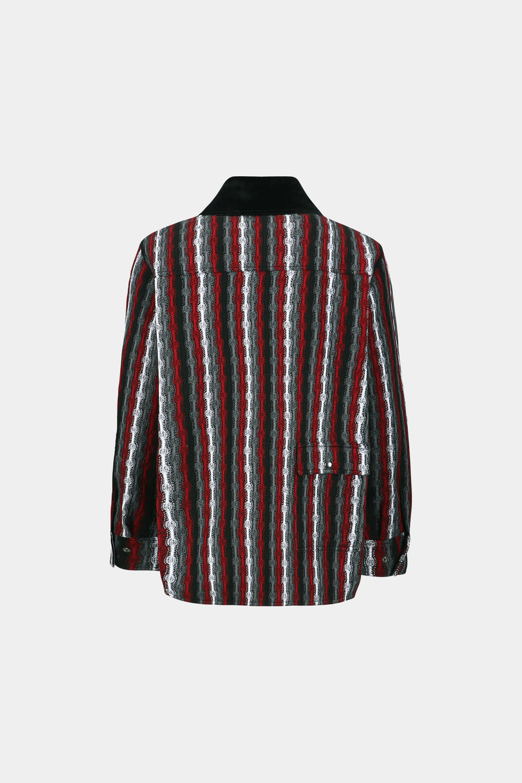 Andersson Bell - Knitted Stripe Shirt (Red) product image 9 | TRAB K-Fashion Australia