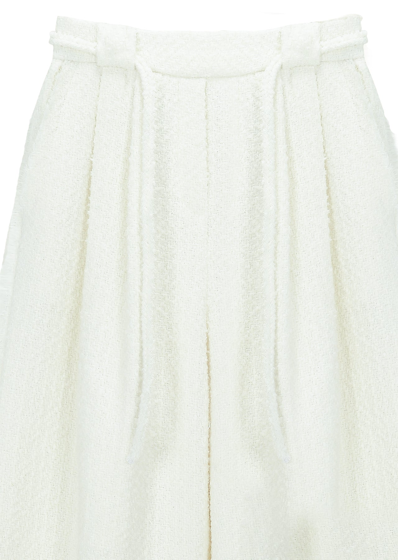 Matin Kim - Tweed String Wide Trouser (Ivory) product image 3 | TRAB K-Fashion Australia