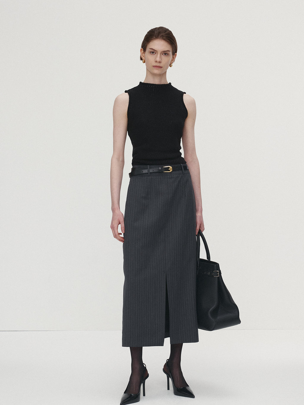 Tonywack - Cotton Twisted Sleeveless Knit (Black) product image 3 | TRAB K-Fashion Australia