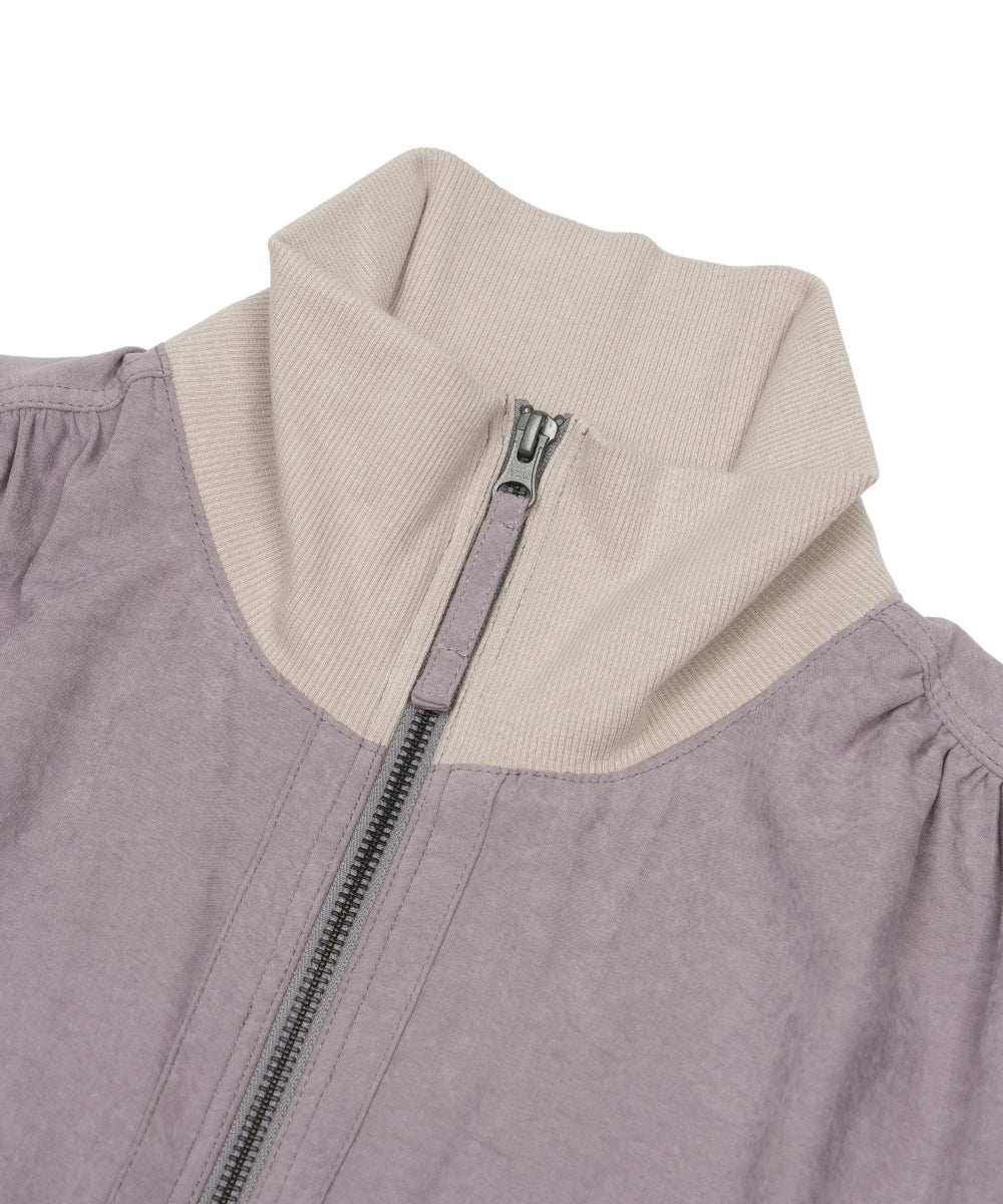 Coyseio - Tone-Mix Shirring Hem Jacket (Ash Pink) product image 11 | TRAB K-Fashion Australia