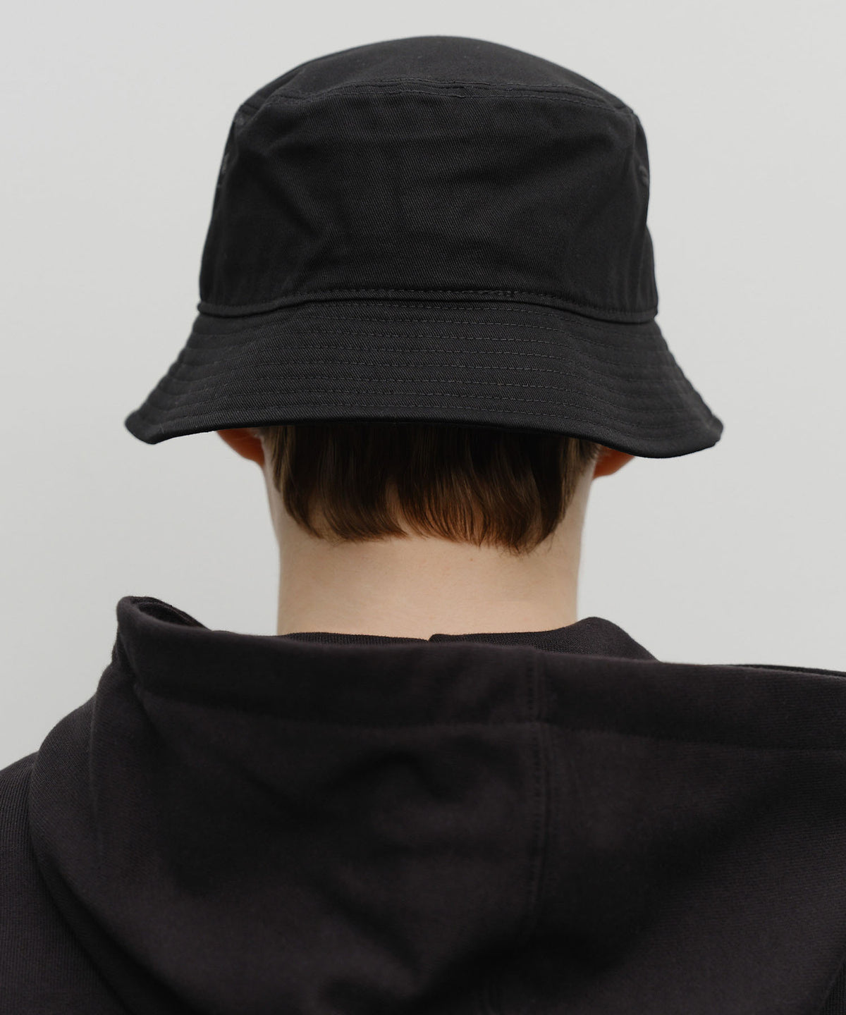 Marithe & Francois Girbaud - Classic Logo Bucket Hat (Black) product image 5 | TRAB K-Fashion Australia