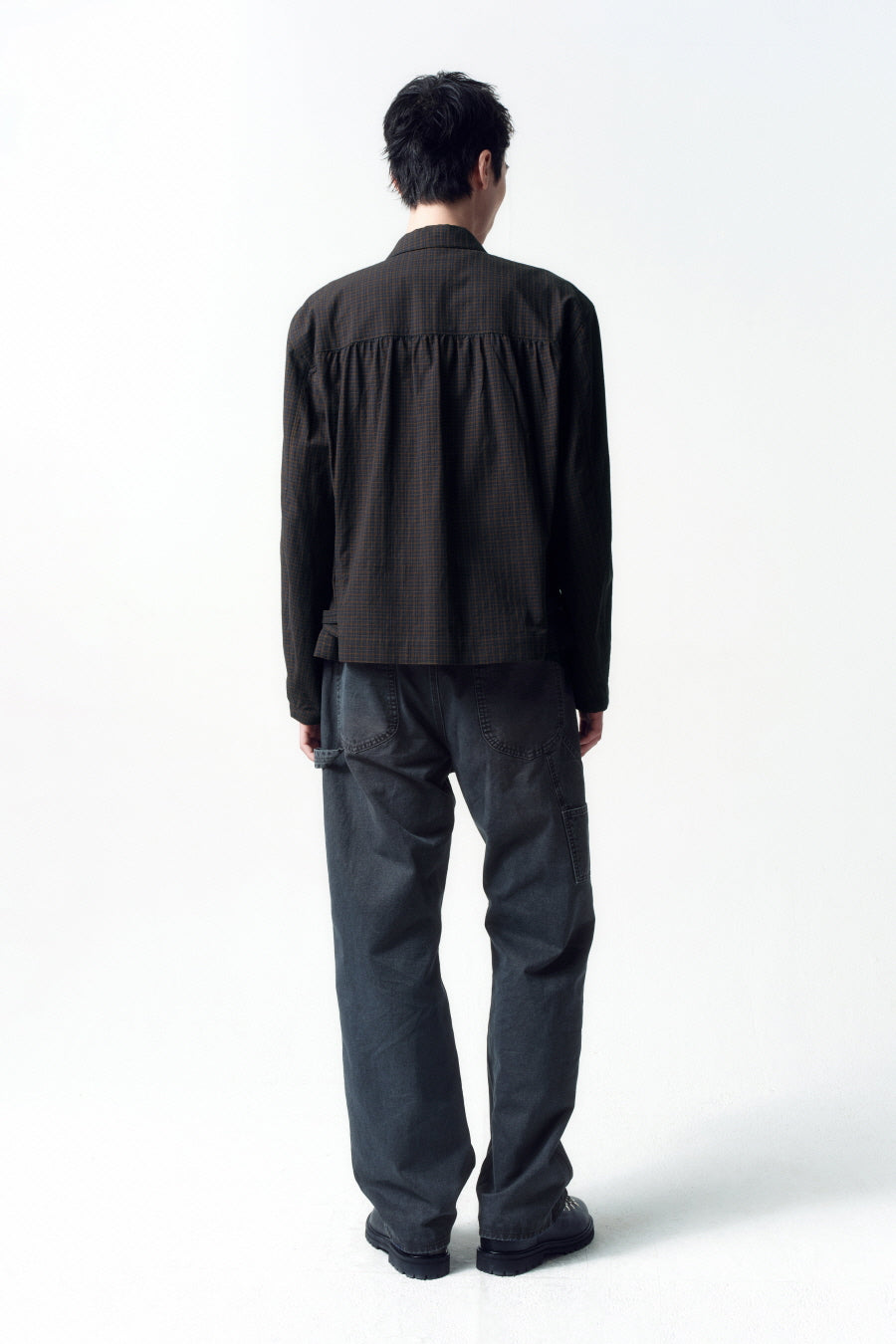Insilence - Brushed Cotton Work Pants (Faded Charcoal) product image 6 | TRAB K-Fashion Australia