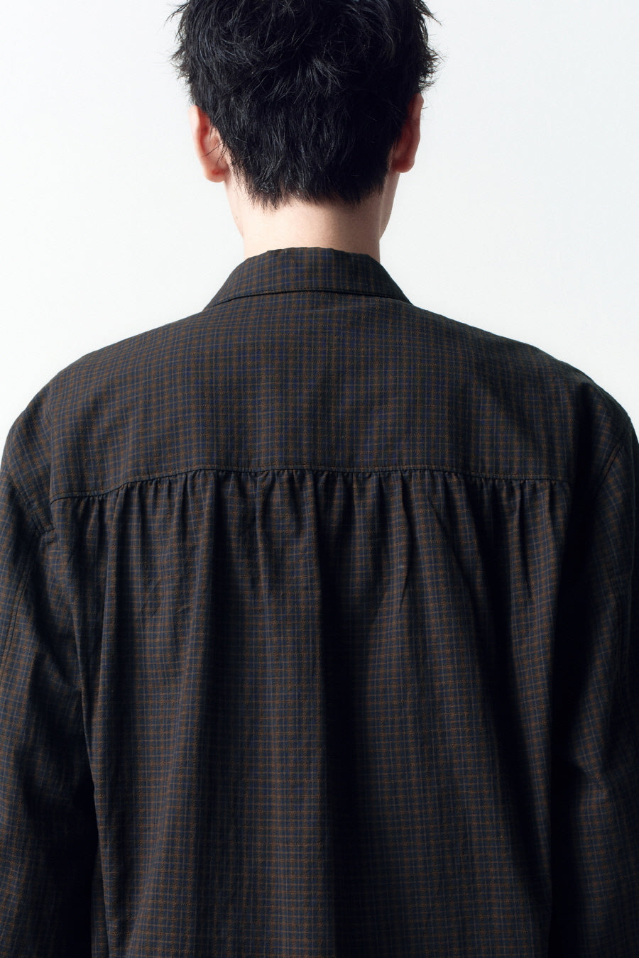 Insilence - Compact Crop Jacket (Brown Check) product image 4 | TRAB K-Fashion Australia