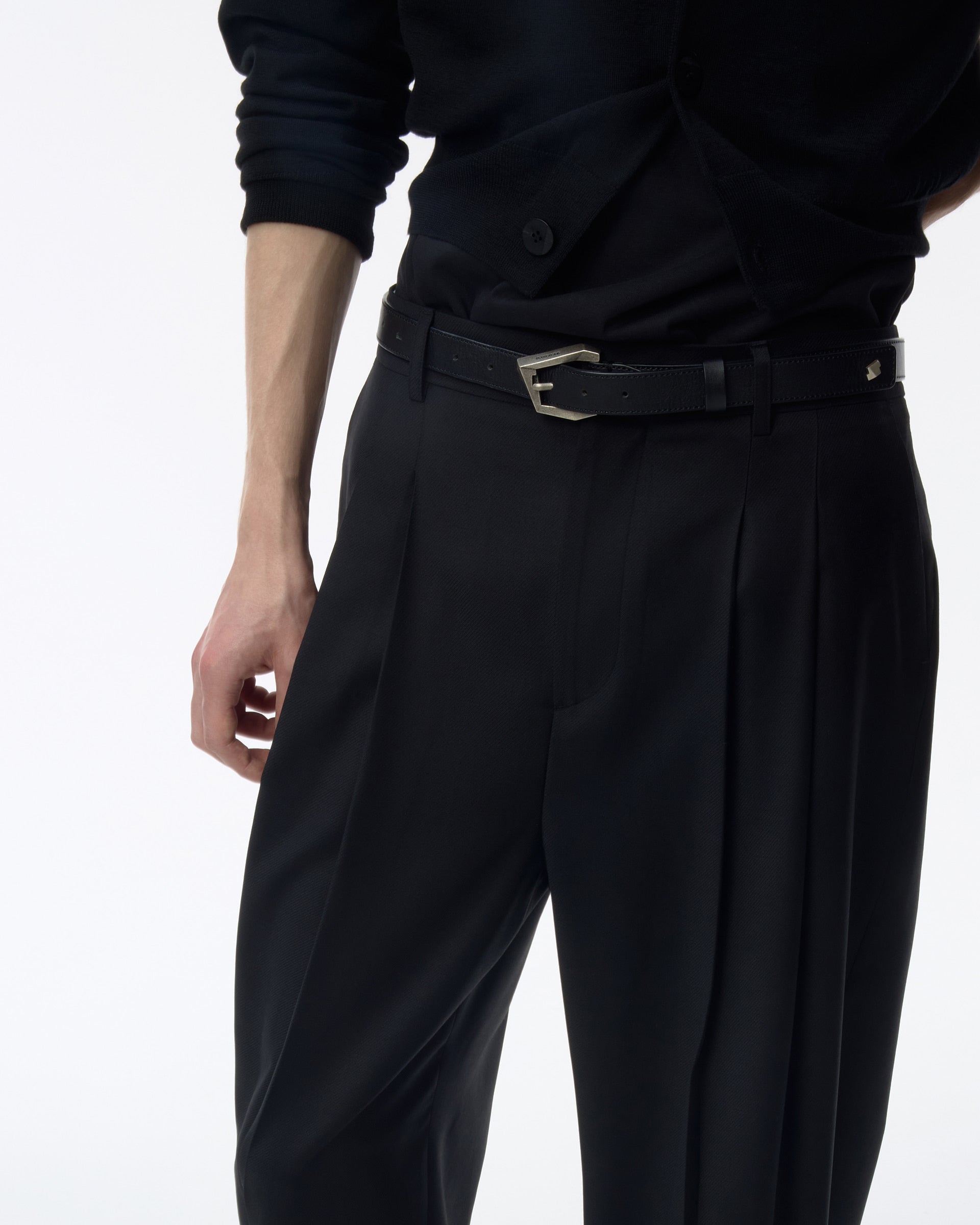 Ader Error - Sig; BK Tag slacks 02 (Noir) product image 13 | TRAB K-Fashion Australia