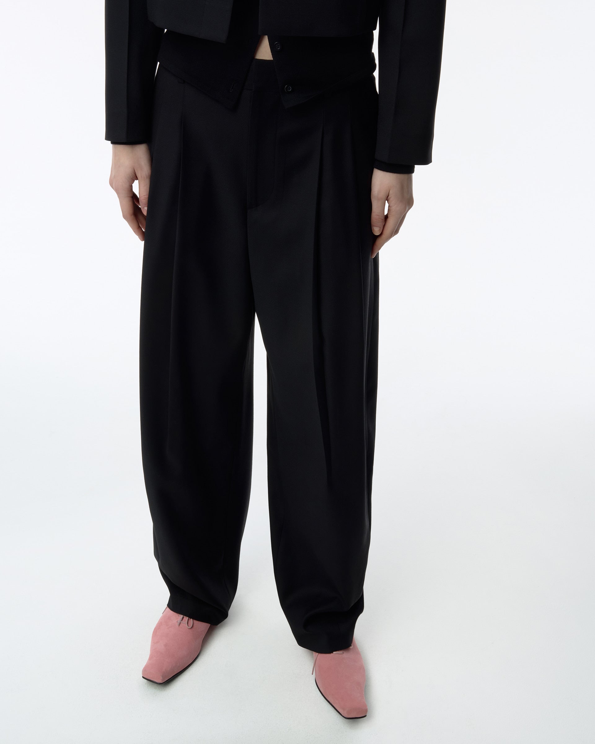 Ader Error - Sig; BK Tag slacks 02 (Noir) product image 4 | TRAB K-Fashion Australia