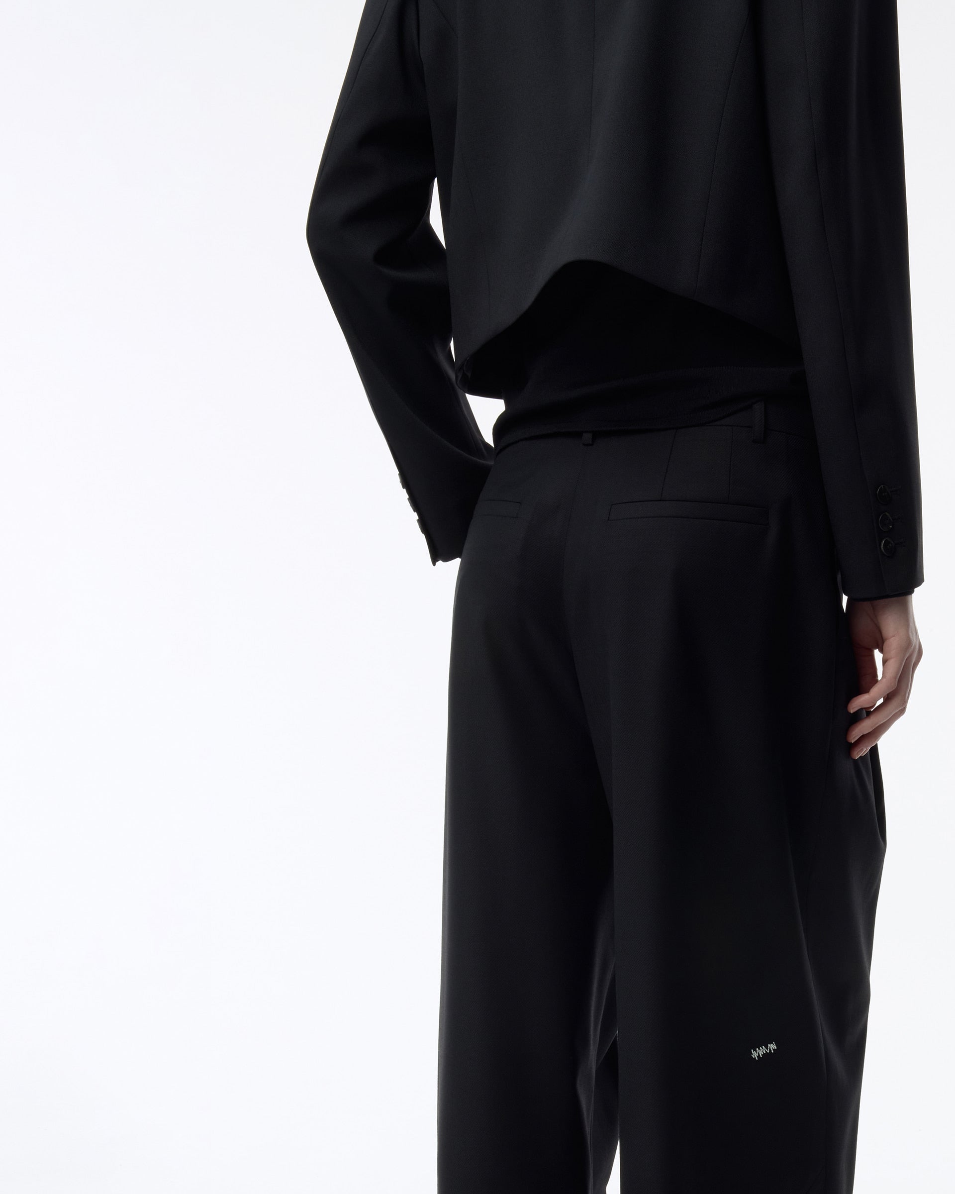 Ader Error - Sig; BK Tag slacks 02 (Noir) product image 5 | TRAB K-Fashion Australia