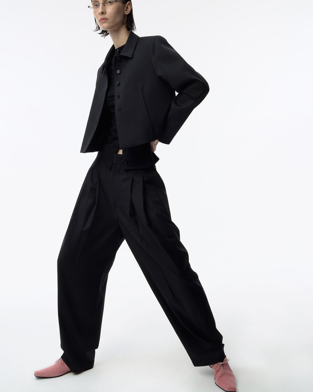 Ader Error - Sig; BK Tag slacks 02 (Noir) product image 6 | TRAB K-Fashion Australia