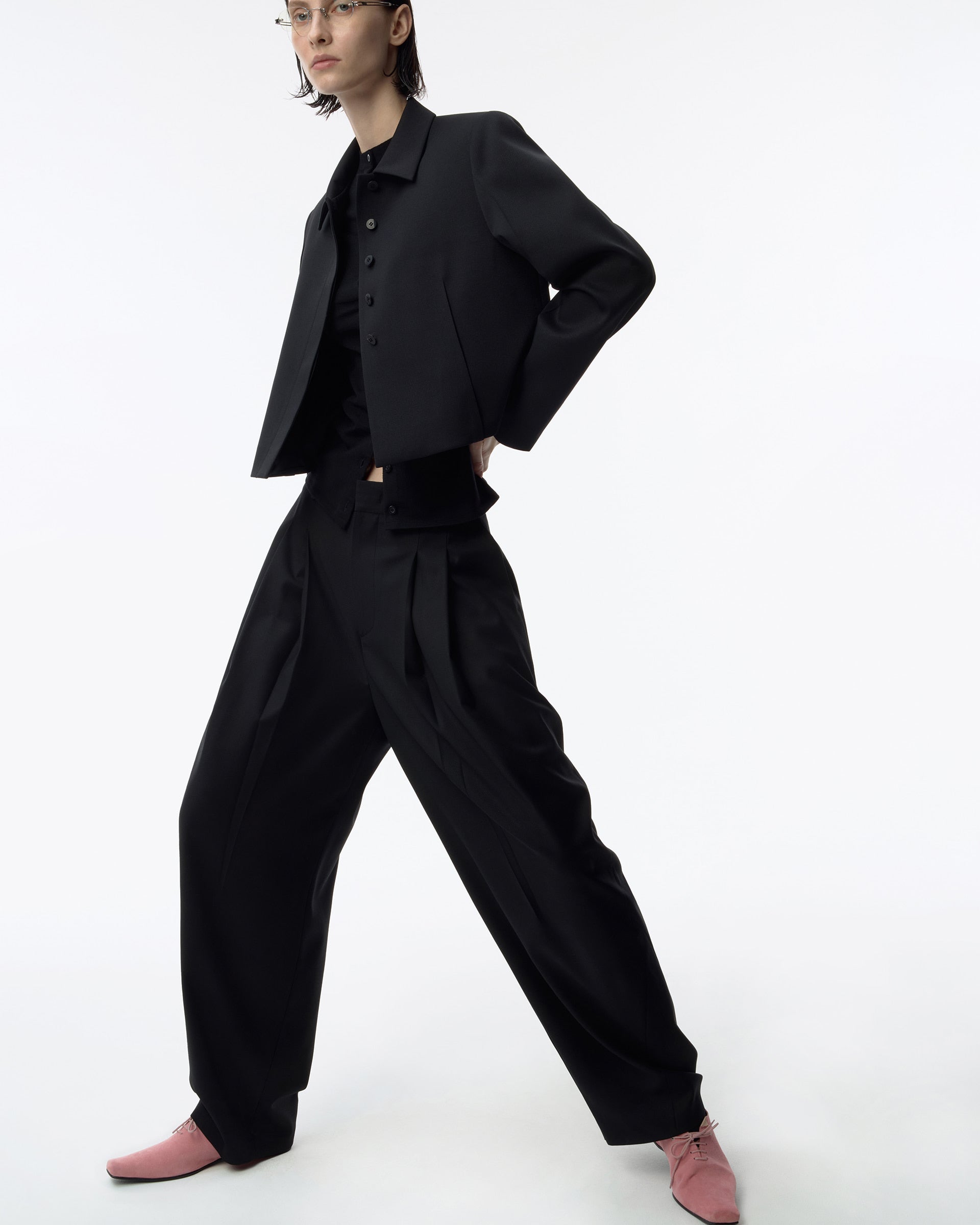 Ader Error - Sig; BK Tag slacks 02 (Noir) product image 6 | TRAB K-Fashion Australia
