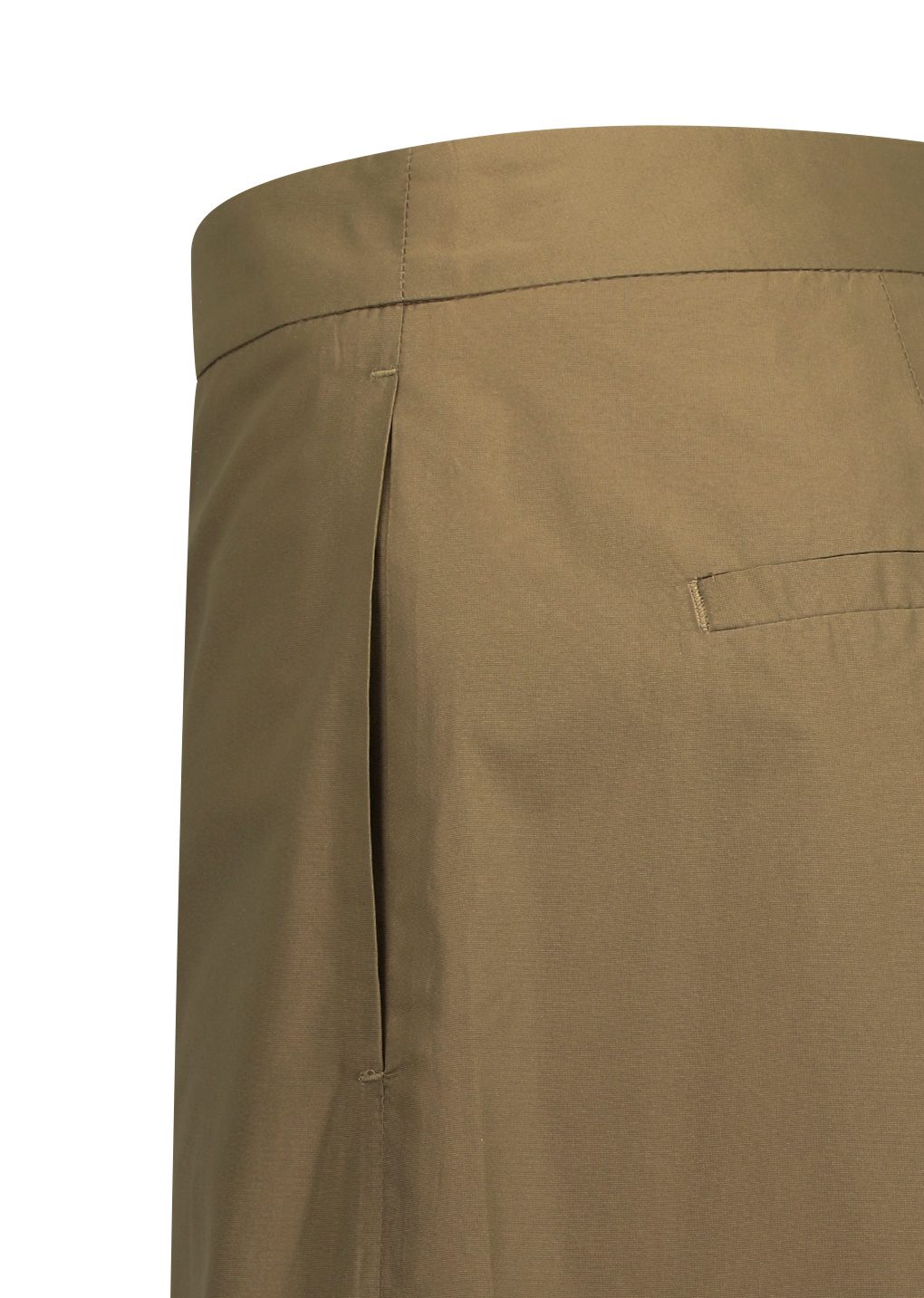 Amomento - Silk taffeta bermuda pants (Khaki) product image 8 | TRAB K-Fashion Australia