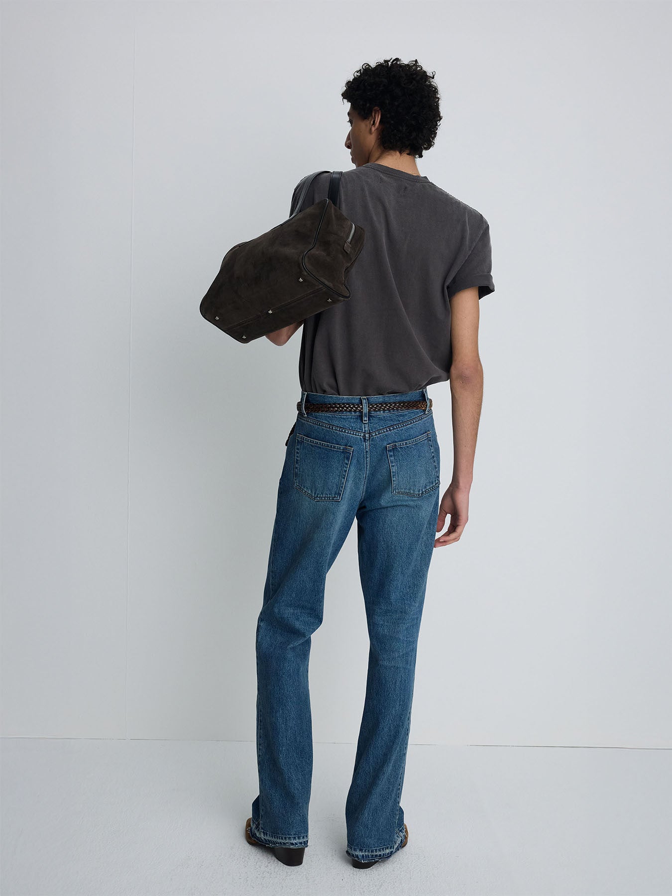 Tonywack - Garment-Dyed Rsvp T-Shirt (Dusty Brown) product image 5 | TRAB K-Fashion Australia