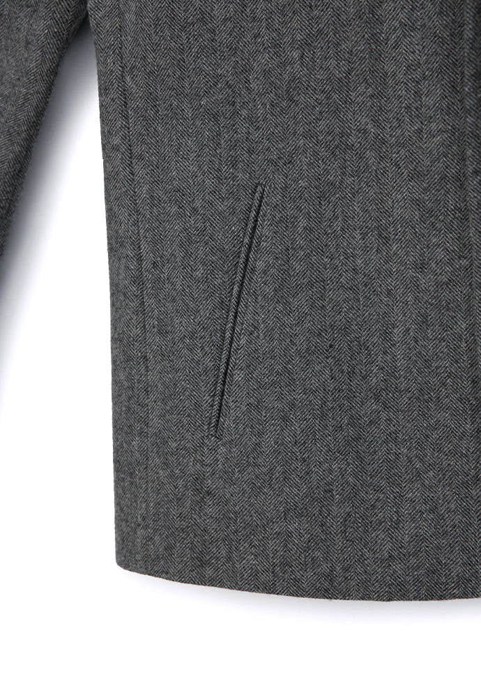 Tonywack - Ring Snap Blazer (Grey Herringbone) product image 12 | TRAB K-Fashion Australia