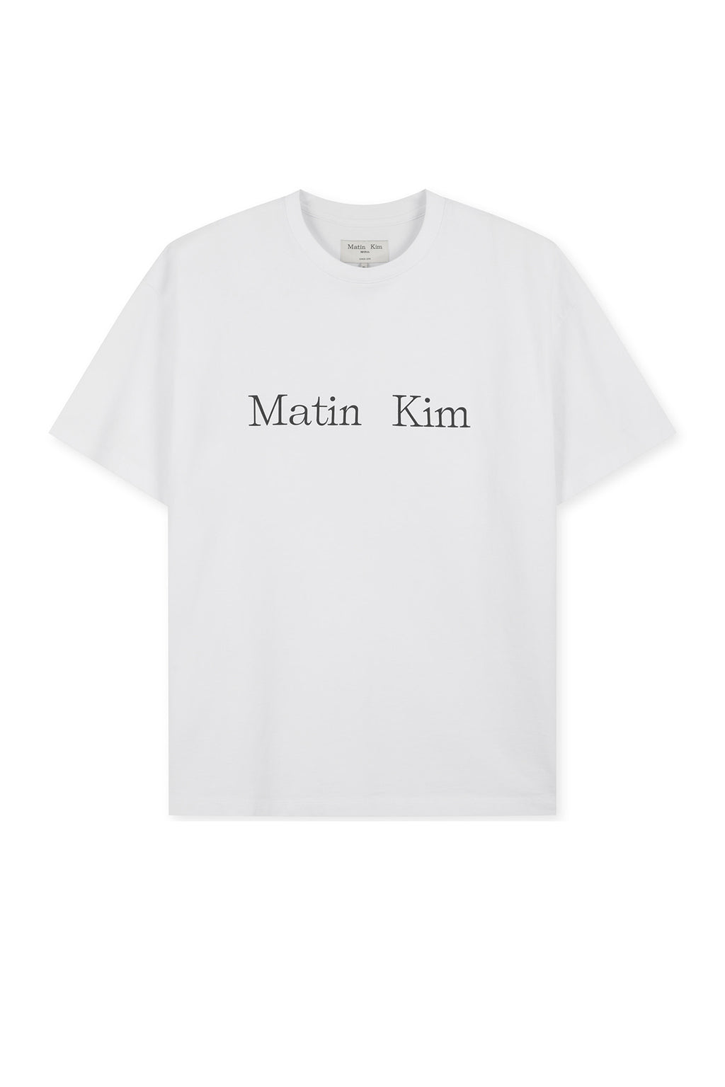Matin Kim - [Pre-Order – Ships June 23] Matin Kim Logo Top (Black) product image 6 | TRAB K-Fashion Australia