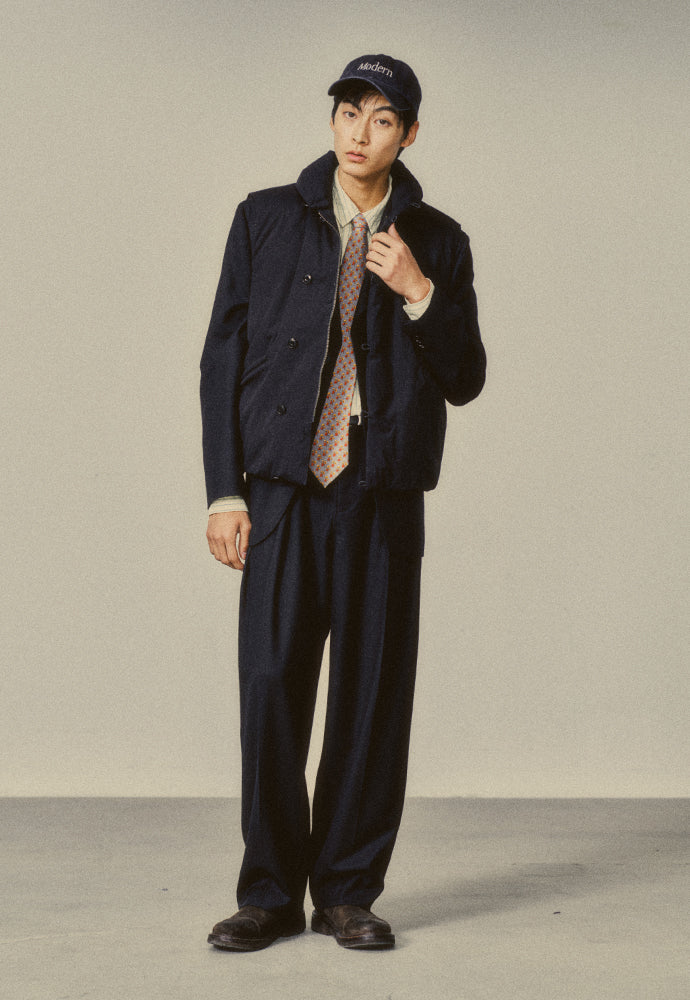 Art if acts - Shawl Collar Down Vest (Black) product image 5 | TRAB K-Fashion Australia