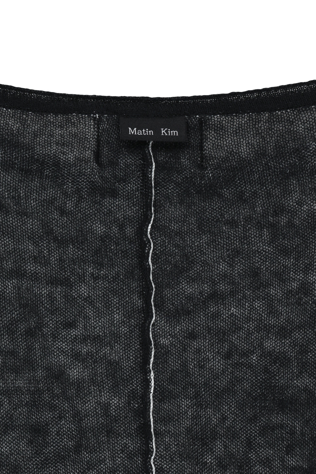 Matin Kim - Matin Dual Tone Knit Pullover (Black) product image 5 | TRAB K-Fashion Australia