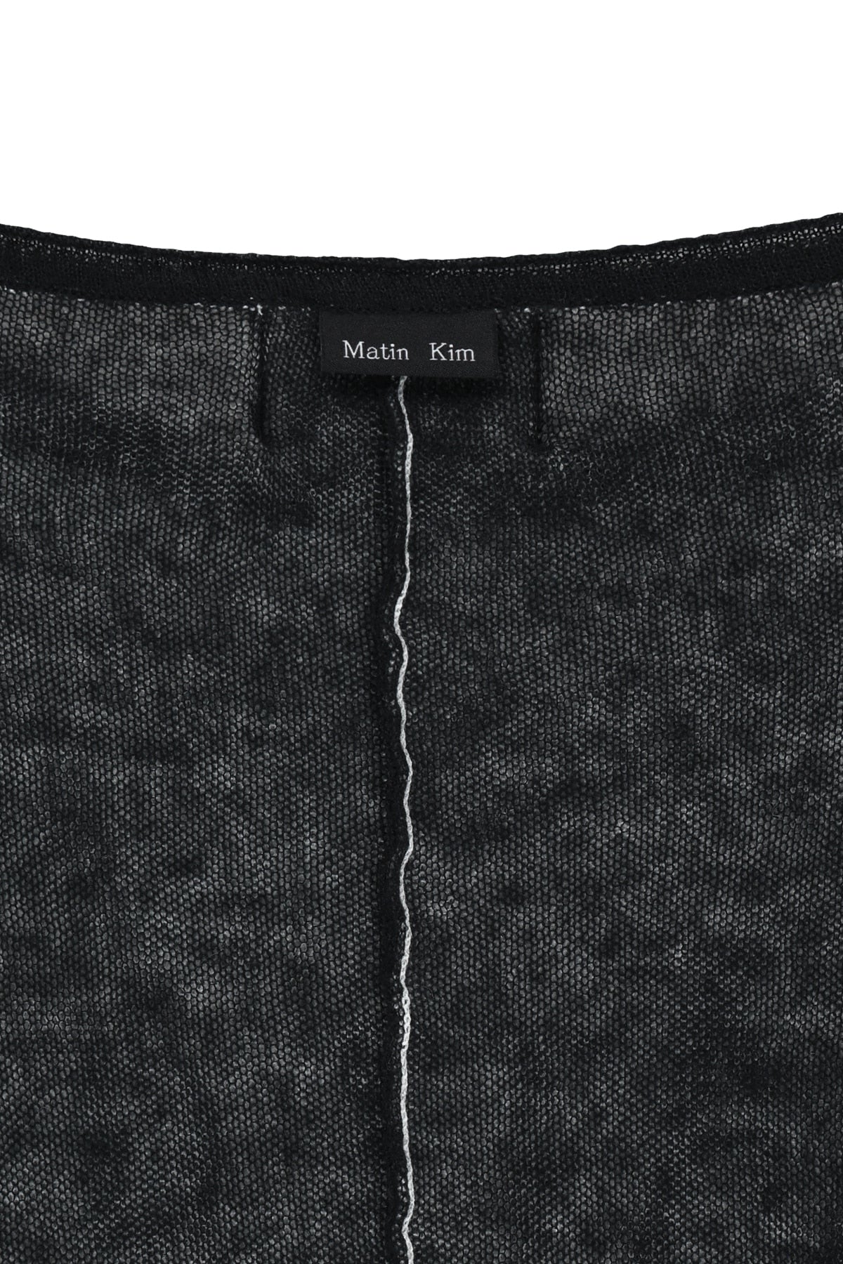 Matin Kim - Matin Dual Tone Knit Pullover (Black) product image 5 | TRAB K-Fashion Australia