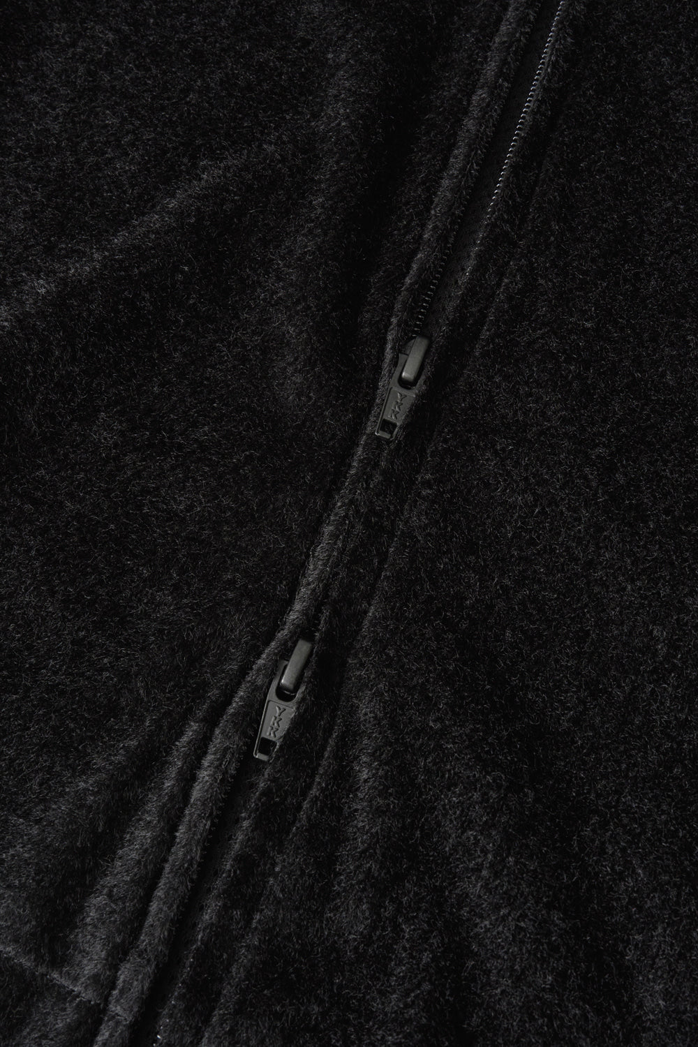 Hatchingroom - Fuzzy Mesh Hoodie (Black) product image 4 | TRAB K-Fashion Australia