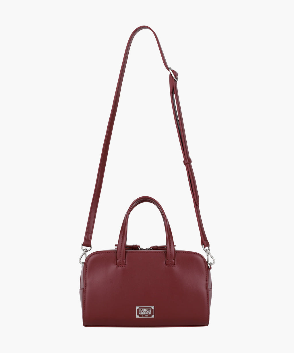 Marithe & Francois Girbaud - Classic Logo Square Cross Bag (Burgundy) product image 4 | TRAB K-Fashion Australia