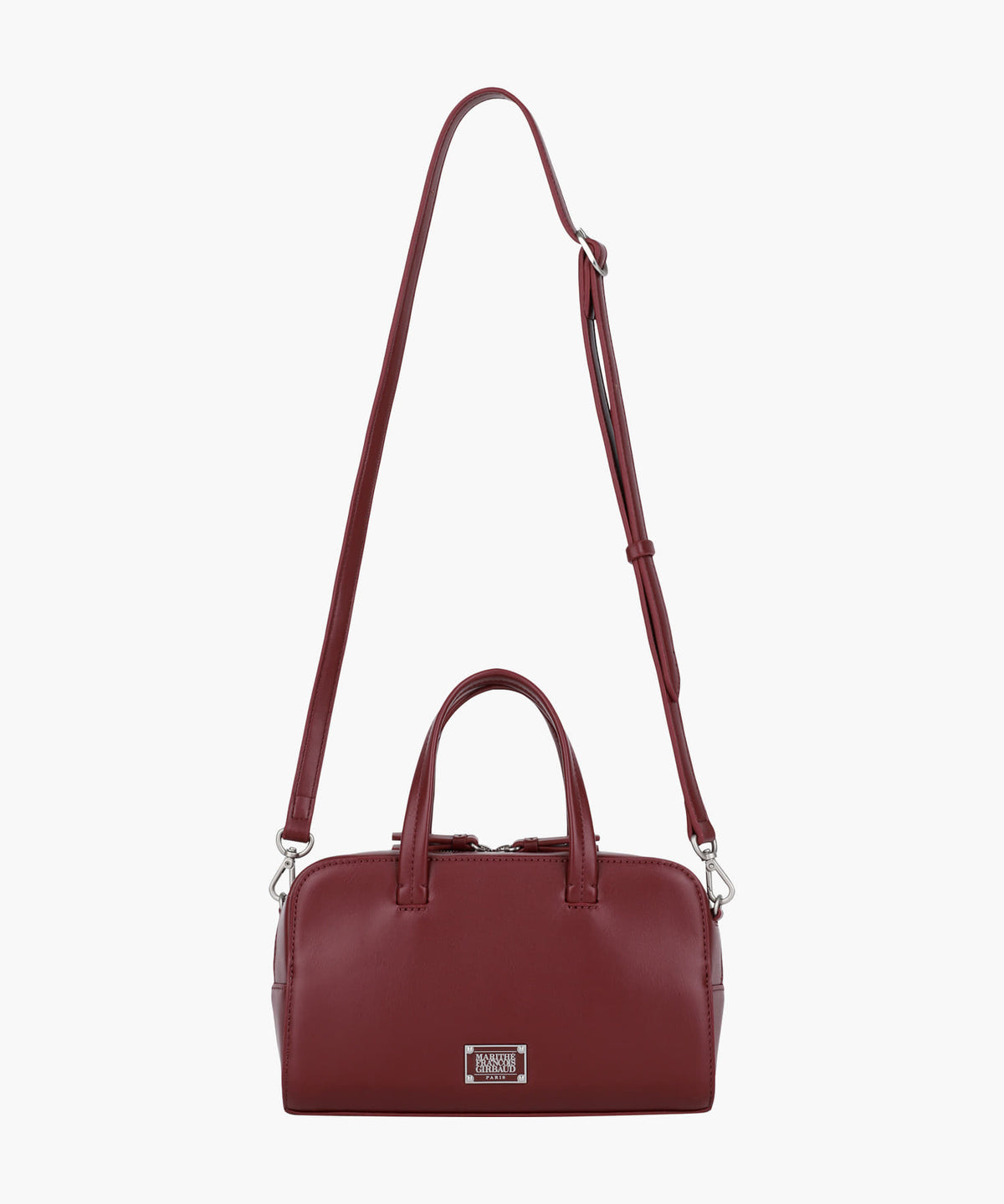 Marithe & Francois Girbaud - Classic Logo Square Cross Bag (Burgundy) product image 4 | TRAB K-Fashion Australia
