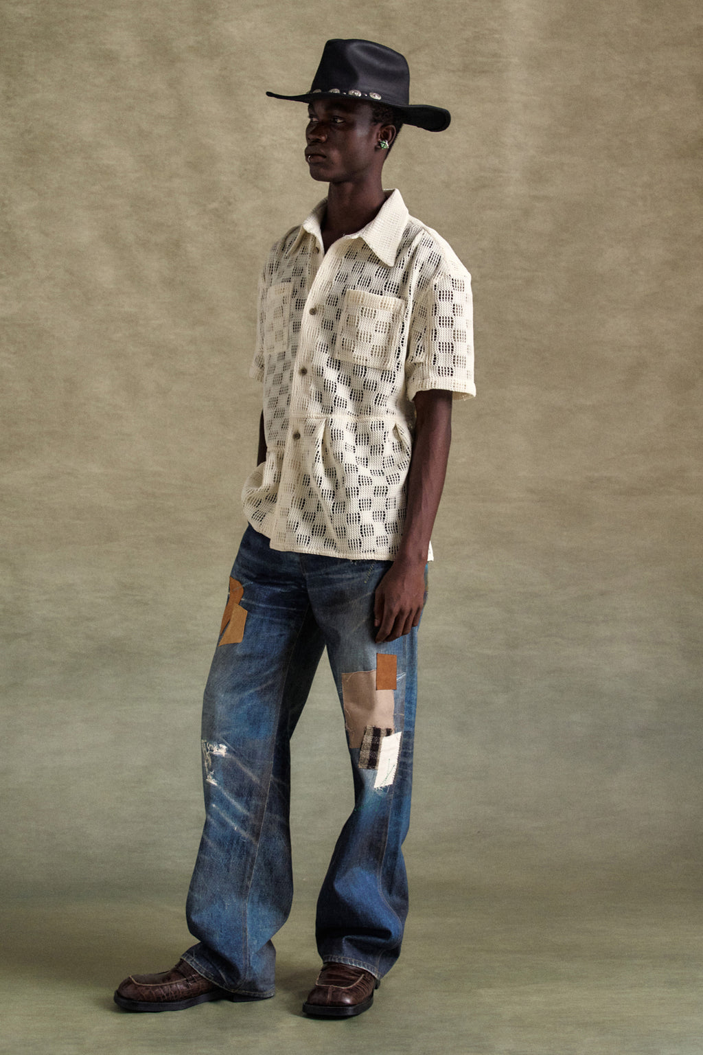 Andersson Bell - Letto Knitted Shirts (Ecru) product image 4 | TRAB K-Fashion Australia