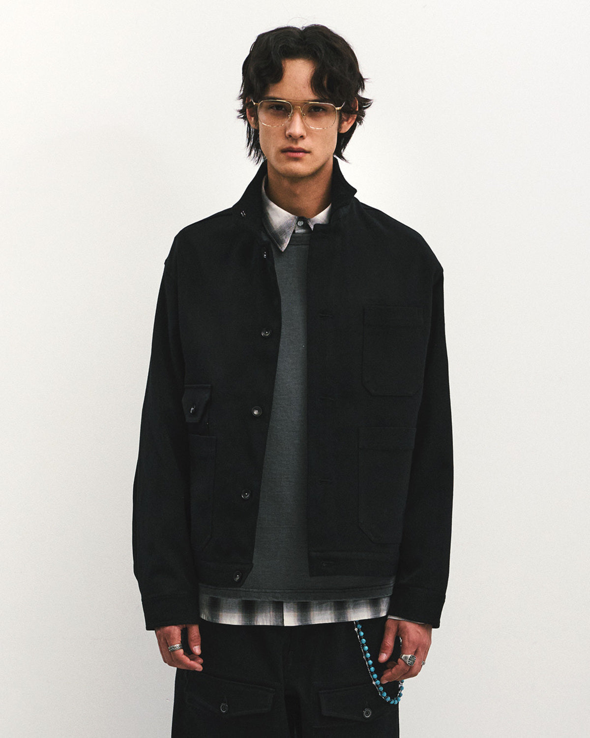 Eastlogue - Weekend Blues Jacket (Black Twill) product image 2 | TRAB K-Fashion Australia