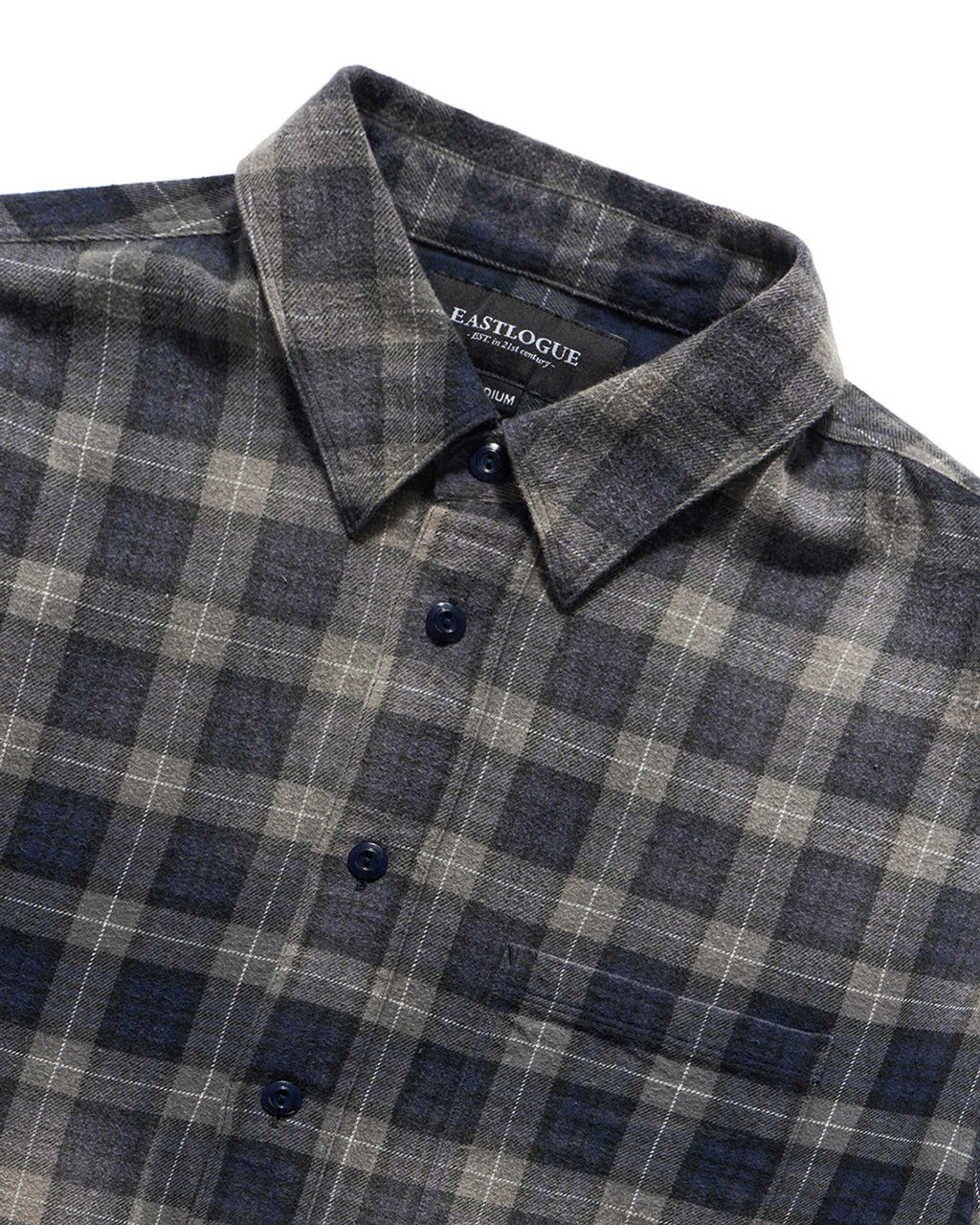 Eastlogue - Workaday Shirts (Navy & Grey Check) product image 8 | TRAB K-Fashion Australia