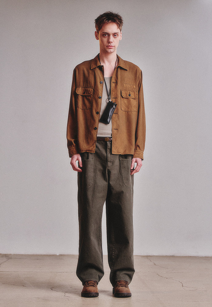 Art if acts - French Workwear Pants (Khaki) product image 4 | TRAB K-Fashion Australia