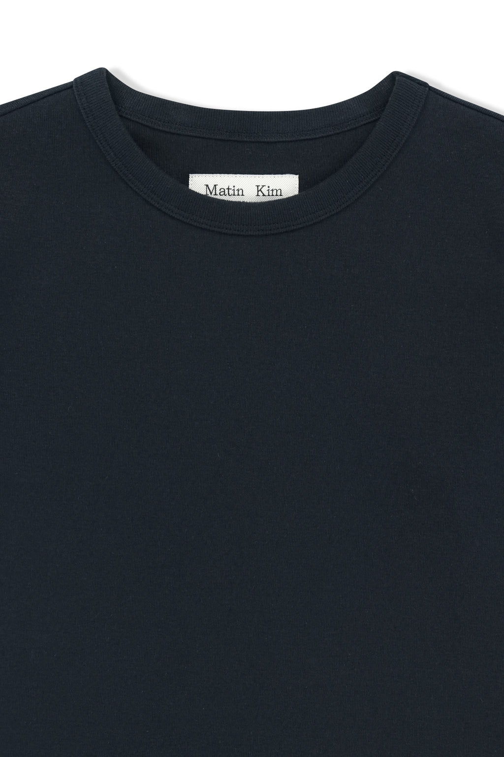 Matin Kim - Label Detail Slim Fit Top (Navy) product image 3 | TRAB K-Fashion Australia