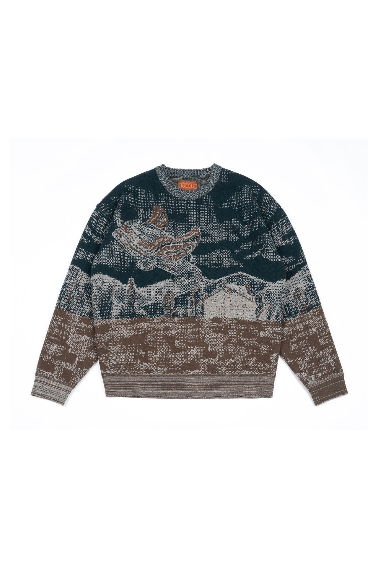 Ioedle - Night Guide Jacquard Knit (Navy) product image 2 | TRAB K-Fashion Australia