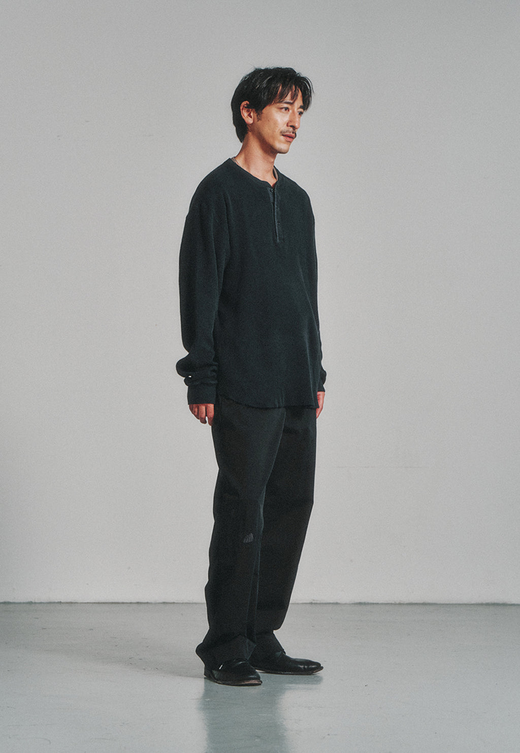 Art if acts - Sashiko Chino Pants (Black) product image 2 | TRAB K-Fashion Australia