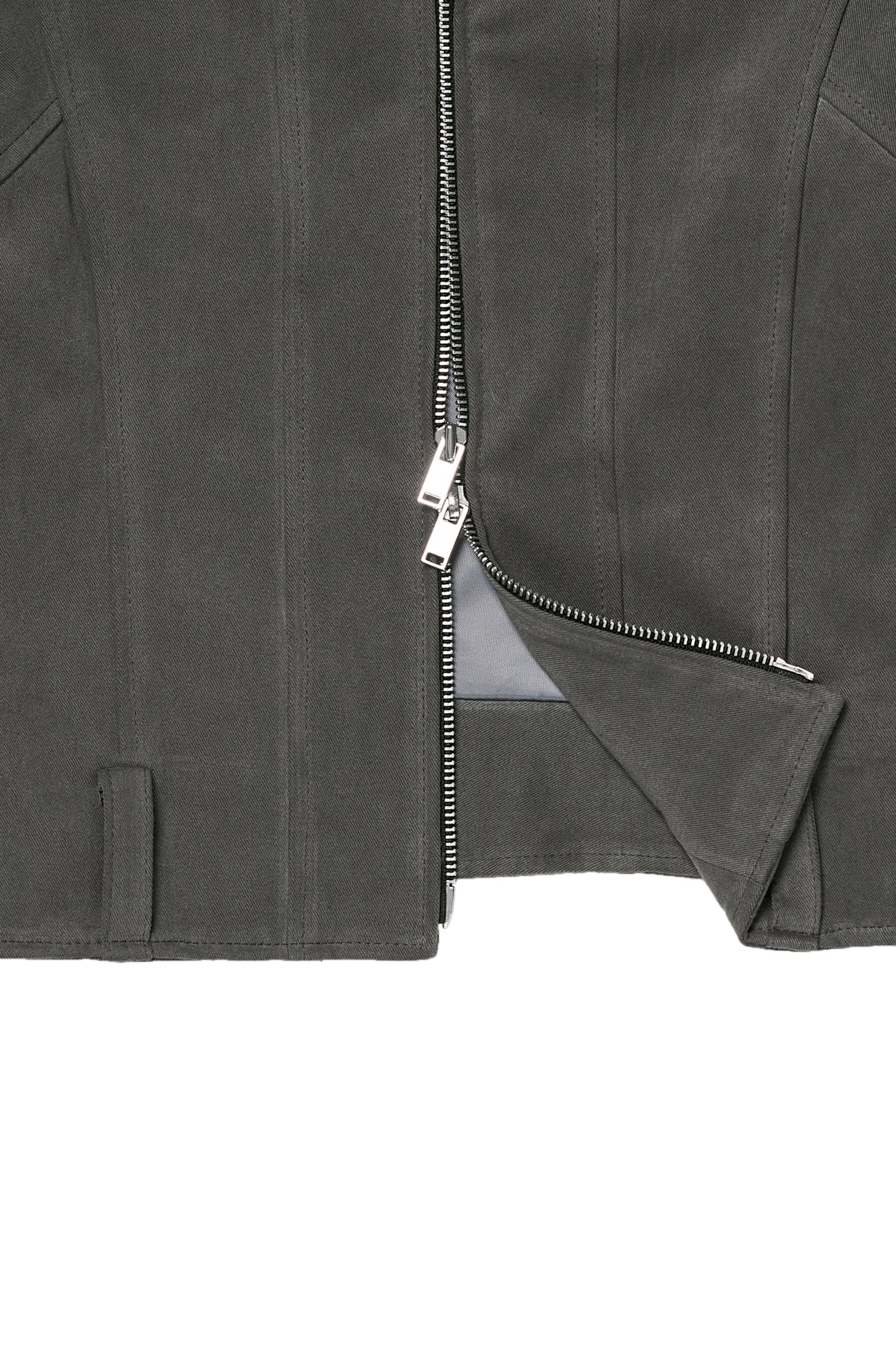 Deinet - Deinet Belted Cotton Jacket (Charcoal) product image 19 | TRAB K-Fashion Australia