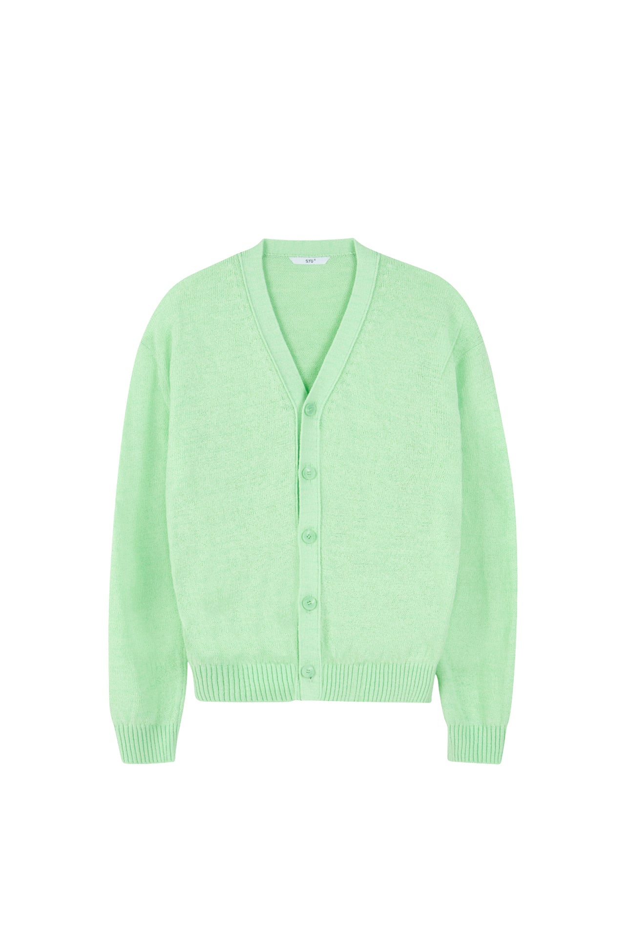 Stu - V- Neck Light Cardigan (Mint) product image 17 | TRAB K-Fashion Australia