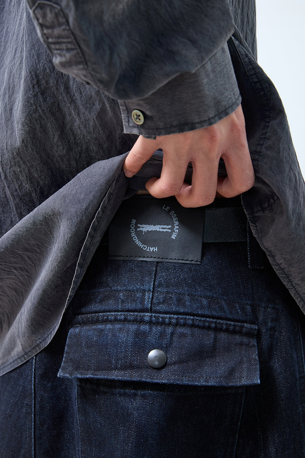 Hatchingroom - LE SSERAFIM x HATCHINGROOM Denim Cargo (Pants) product image 13 | TRAB K-Fashion Australia