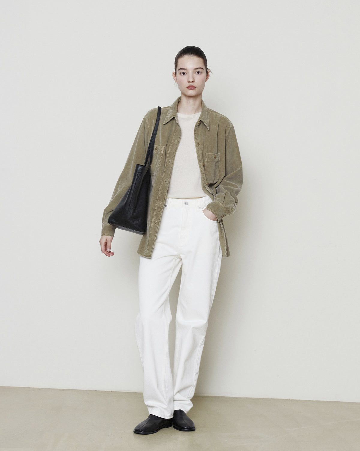 Brownyard - 5p Straight Denim (Ecru) product image 4 | TRAB K-Fashion Australia