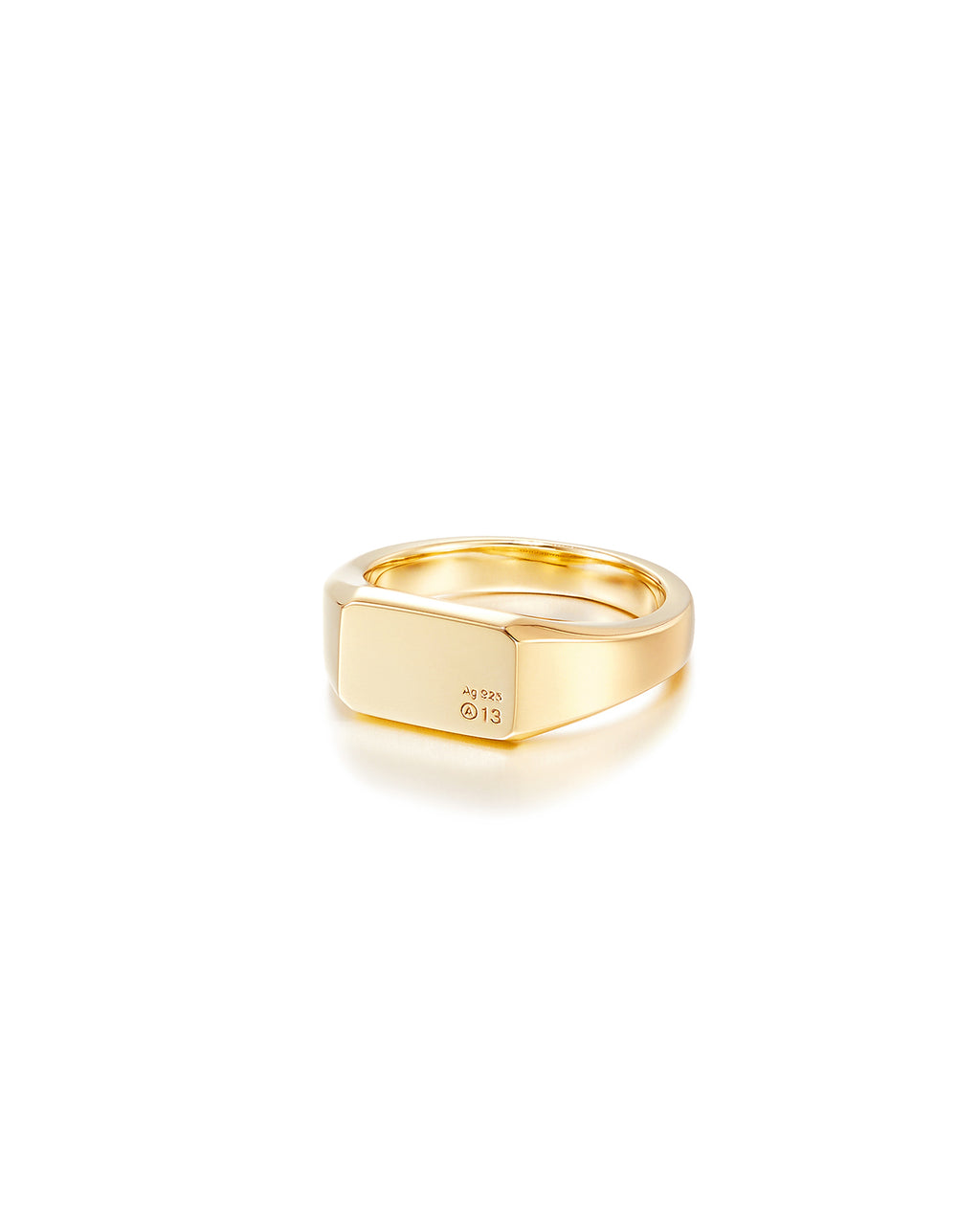 Numbering - A13 Signet Ring #7402 product image 8 | TRAB K-Fashion Australia