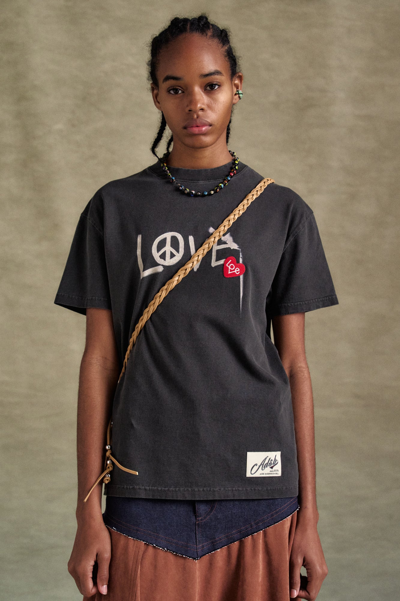 Andersson Bell - Unisex Love T-Shirt (Charcoal) product image 8 | TRAB K-Fashion Australia