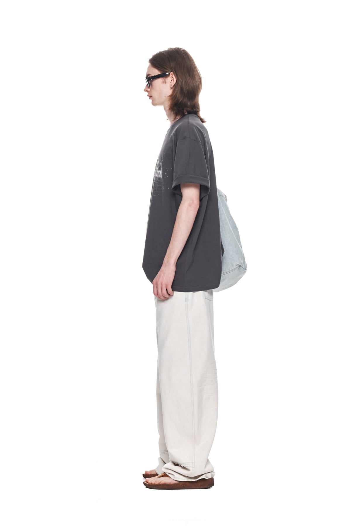 Matin Kim - Twinkle Graphic Logo Top (Charcoal) product image 6 | TRAB K-Fashion Australia