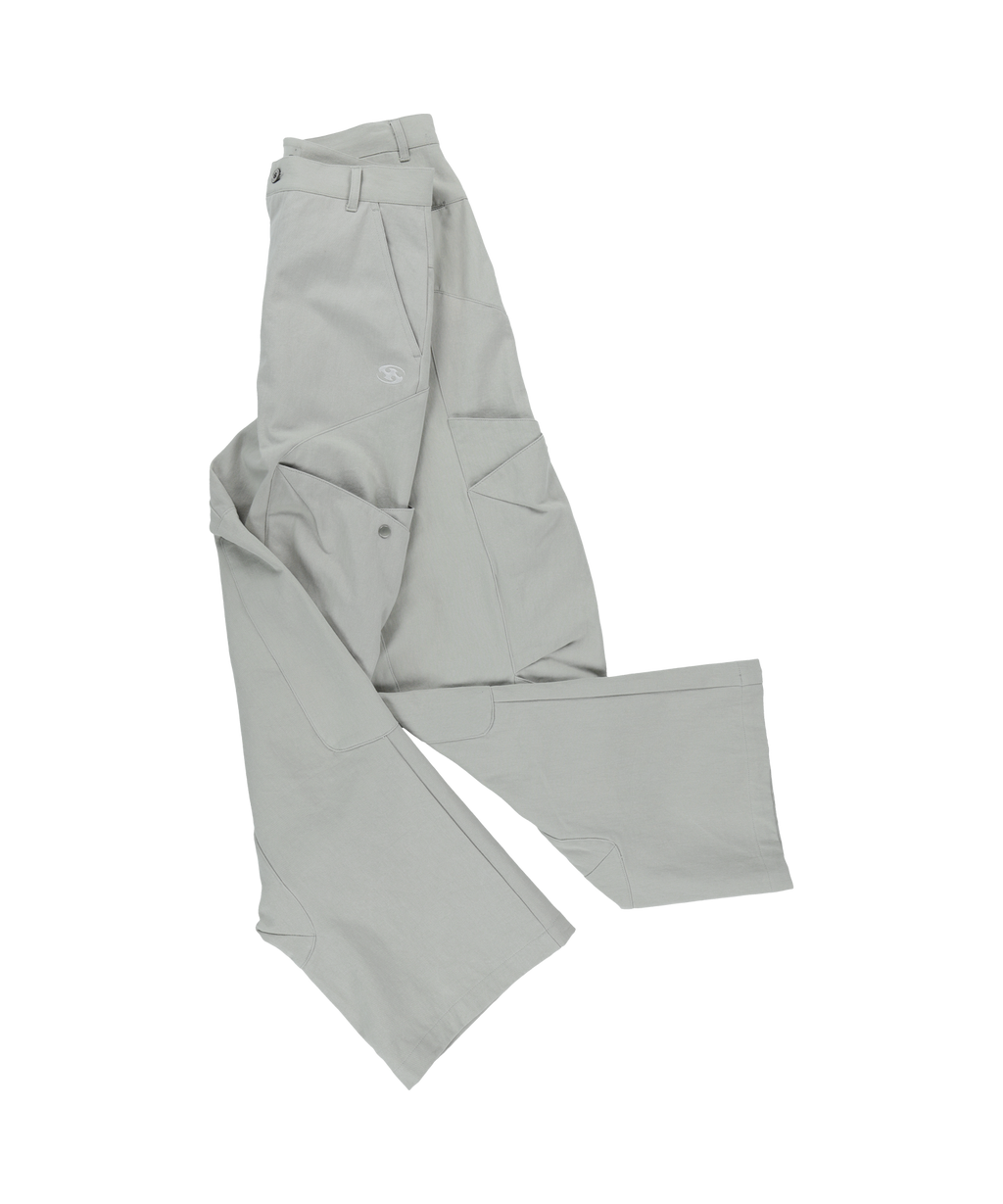 San San Gear - Layer Pocket Pants (Light Grey) product image 7 | TRAB K-Fashion Australia