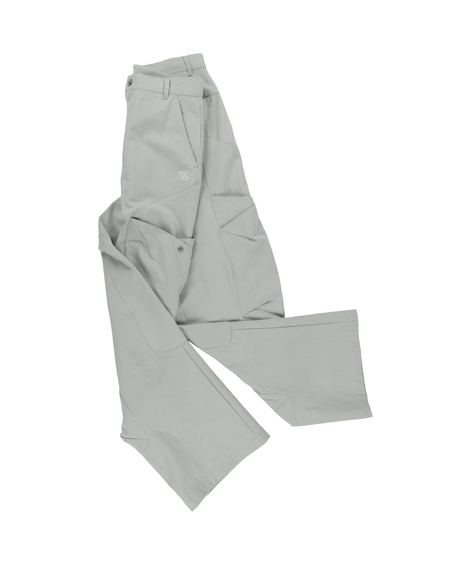 San San Gear - Layer Pocket Pants (Light Grey) product image 7 | TRAB K-Fashion Australia