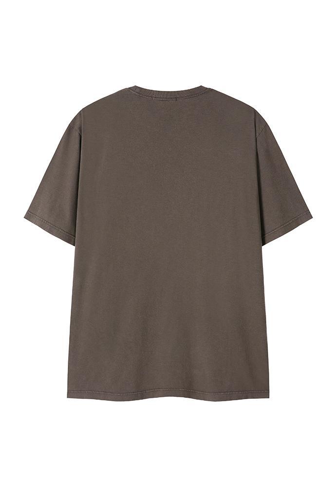 Art if acts - Garment Dyed Slub Pocket T-Shirt (Charcoal) product image 8 | TRAB K-Fashion Australia