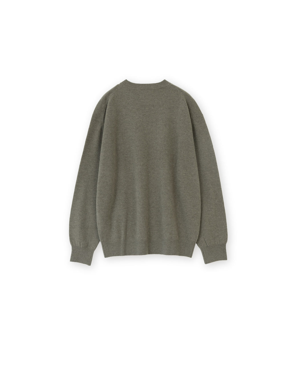 Brownyard - Extra Super Fine Crewneck Knit (Olive Grey) product image 5 | TRAB K-Fashion Australia