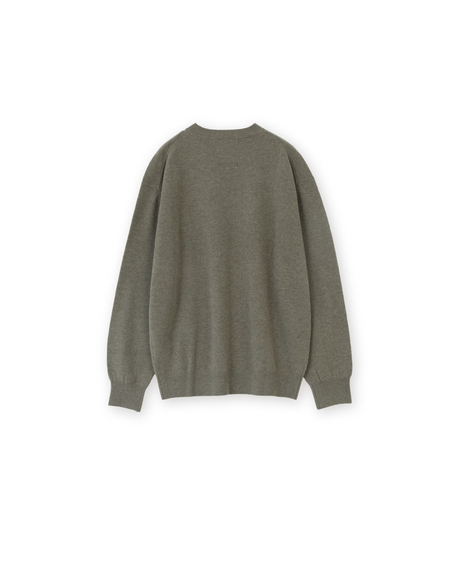 Brownyard - Extra Super Fine Crewneck Knit (Olive Grey) product image 5 | TRAB K-Fashion Australia