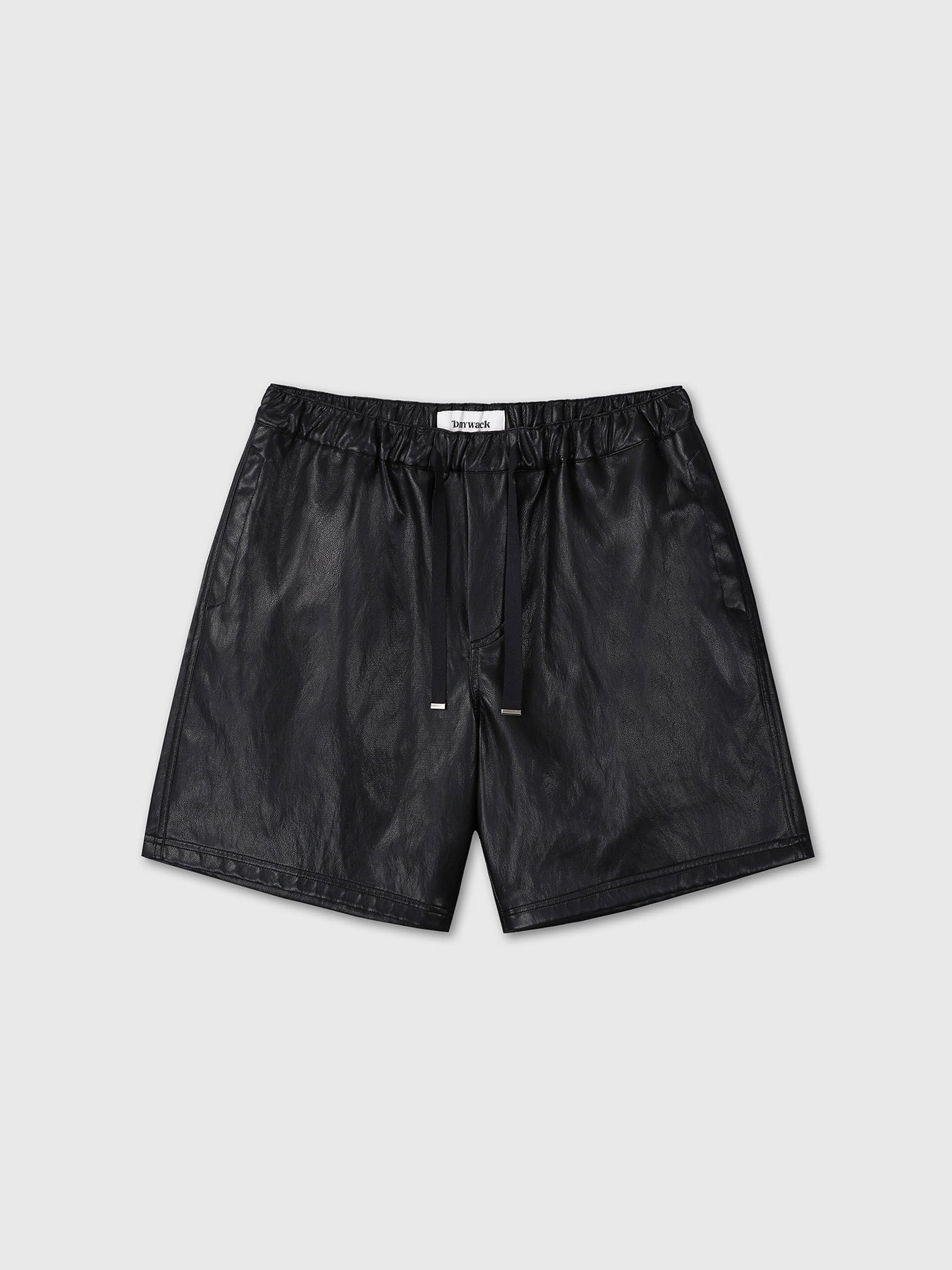 Tonywack - Faux Leather Lounge Shorts (Black) product image 11 | TRAB K-Fashion Australia