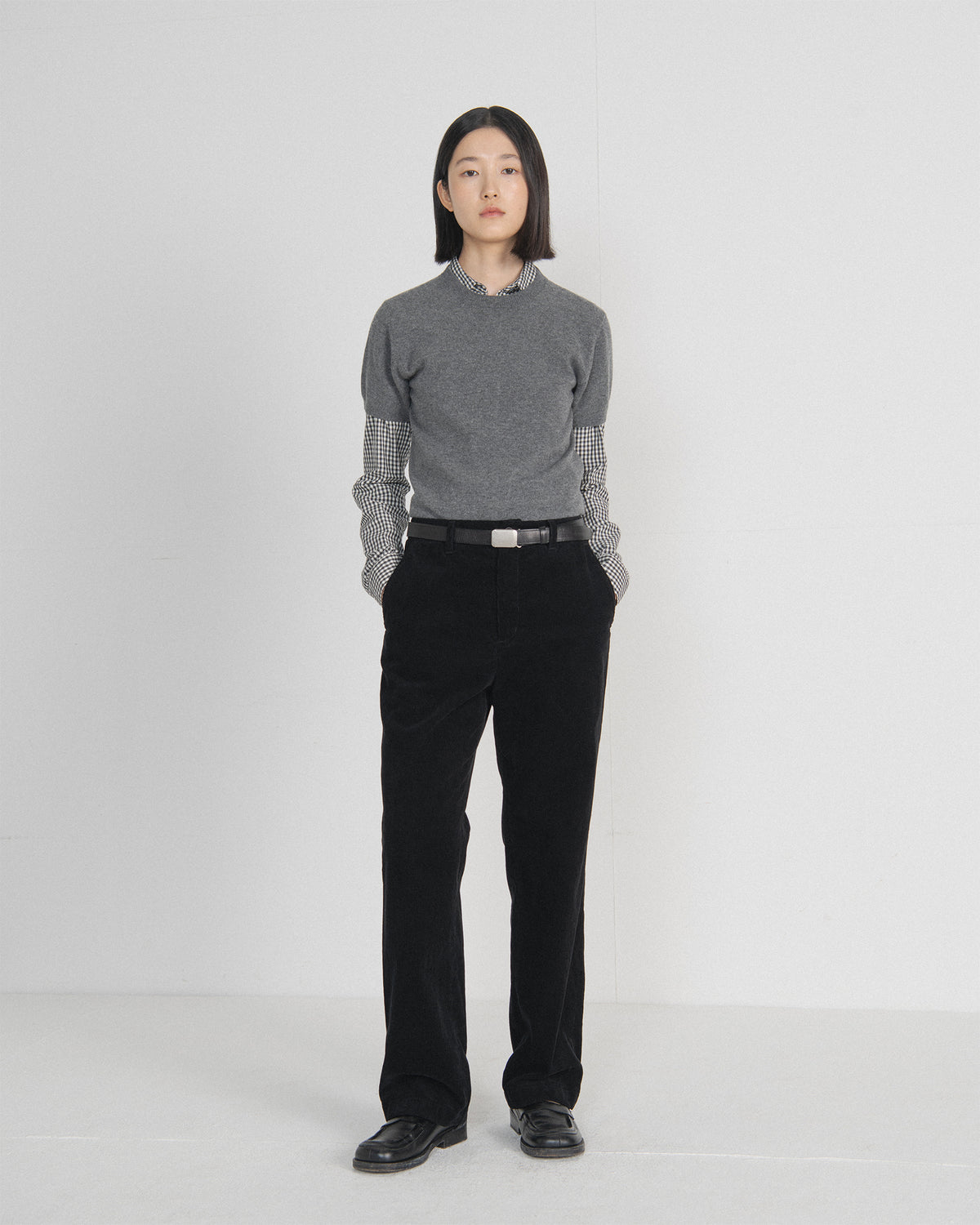 Brownyard - Corduroy Pants (Black) product image 8 | TRAB K-Fashion Australia
