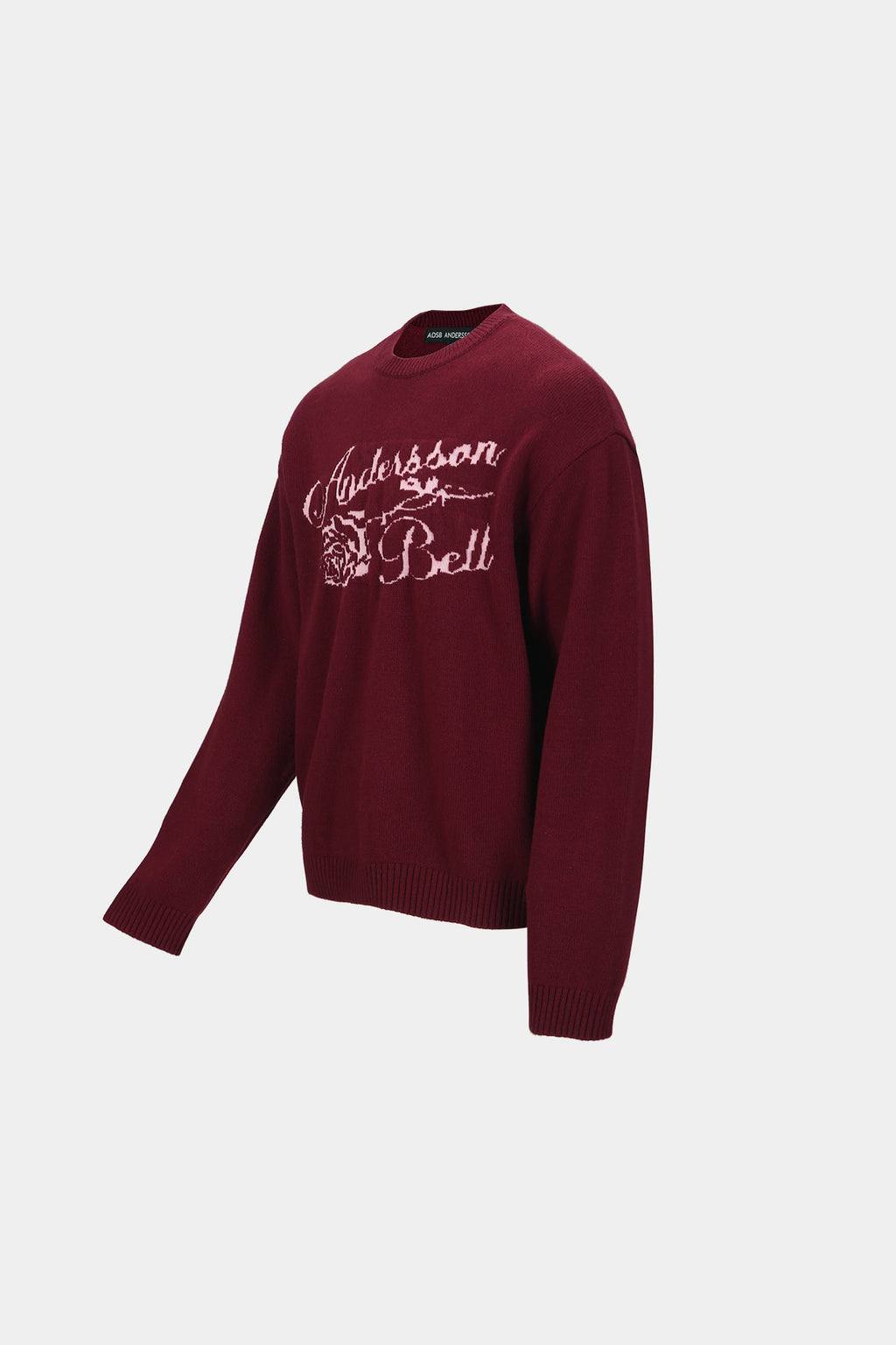 Andersson Bell - Unisex Cashmere Rose Crew-Neck Sweater (Lilac) product image 11 | TRAB K-Fashion Australia