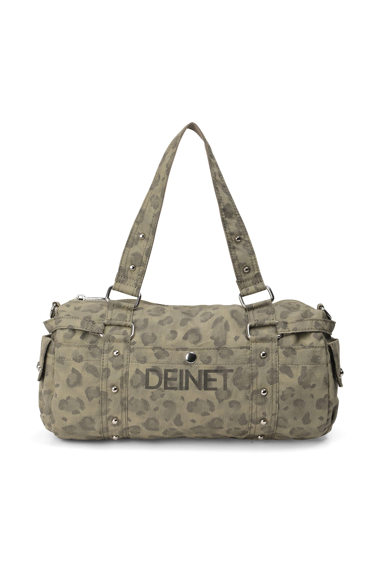 Deinet - Logo Leopard Duffle Mini Bag (Khaki) product image 3 | TRAB K-Fashion Australia
