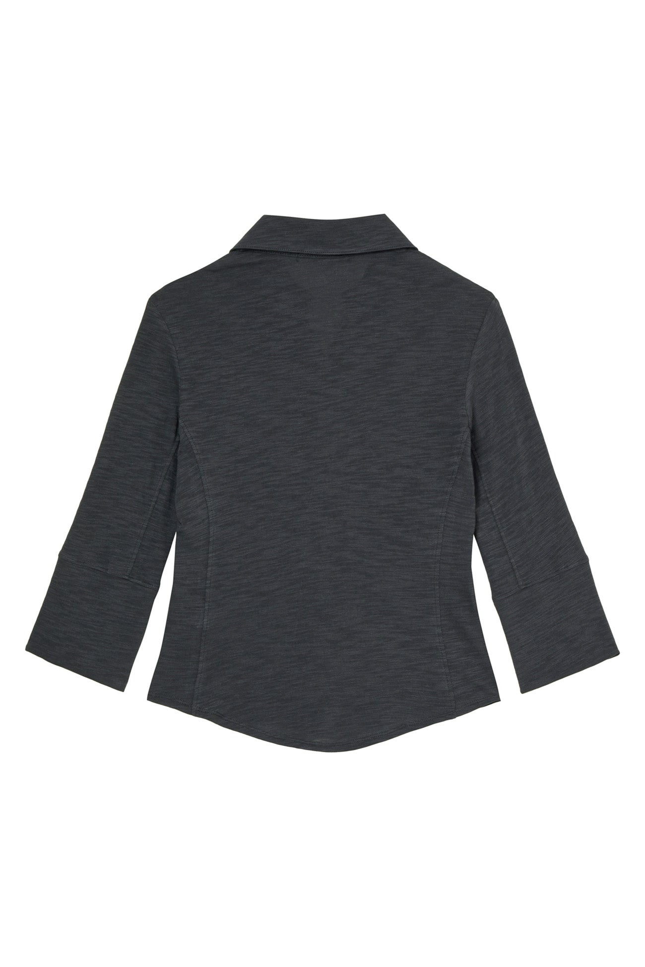 Deinet - Button Collar T-Shirt (Charcoal) product image 10 | TRAB K-Fashion Australia