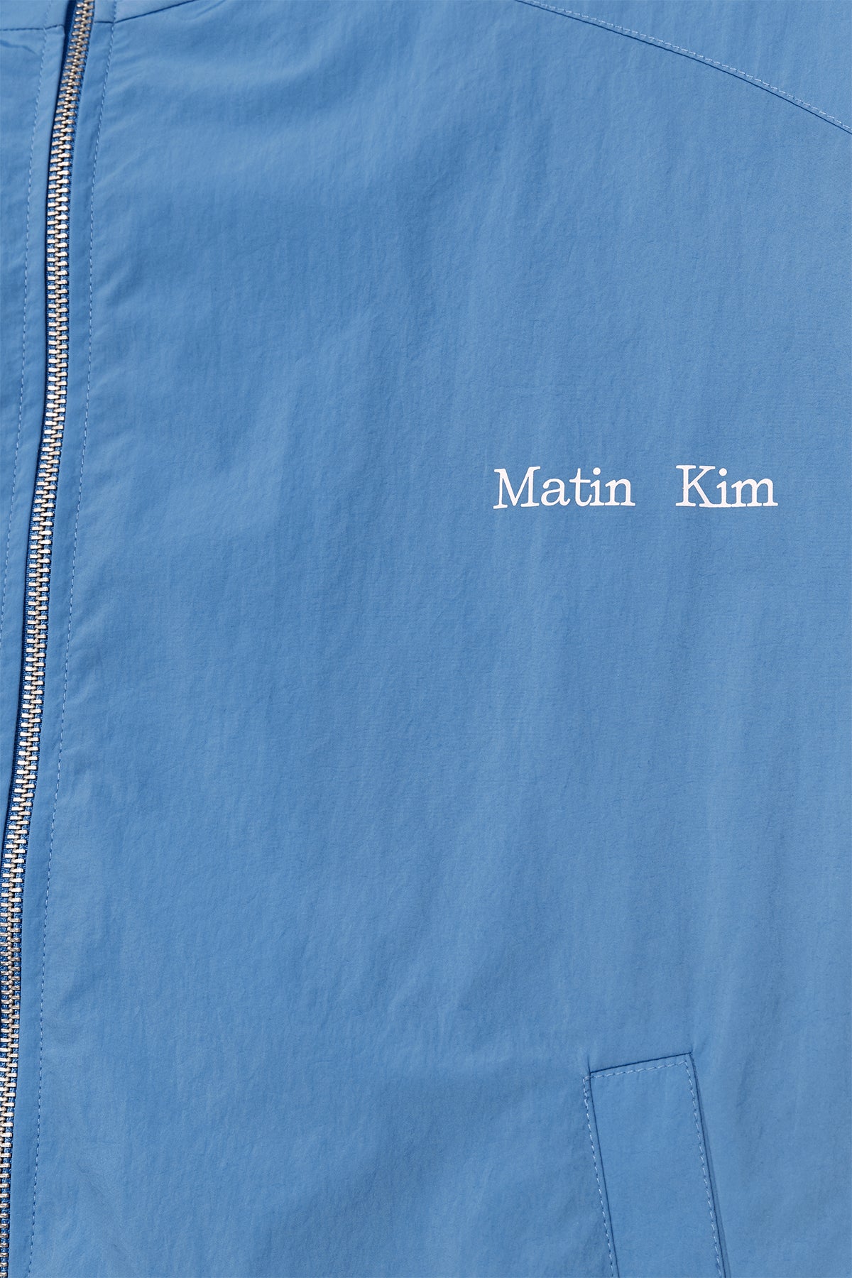 Matin Kim - Oversize Nylon Light Jumper (Light Blue) product image 4 | TRAB K-Fashion Australia