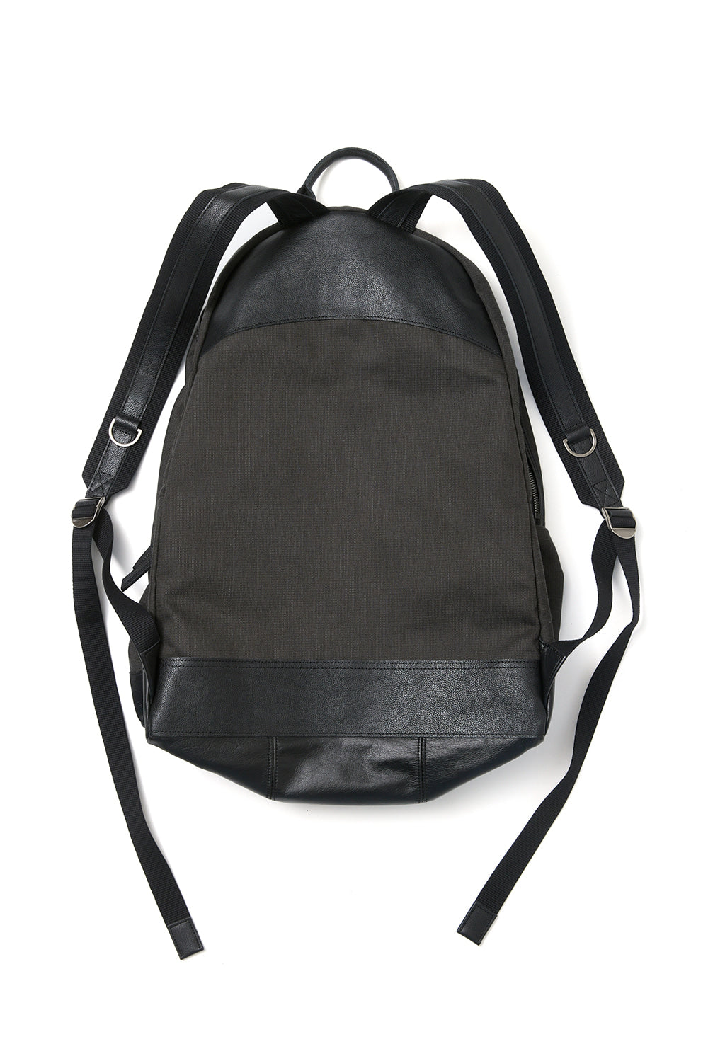 Hatchingroom - Leather Daypack Big (Charcoal) product image 2 | TRAB K-Fashion Australia