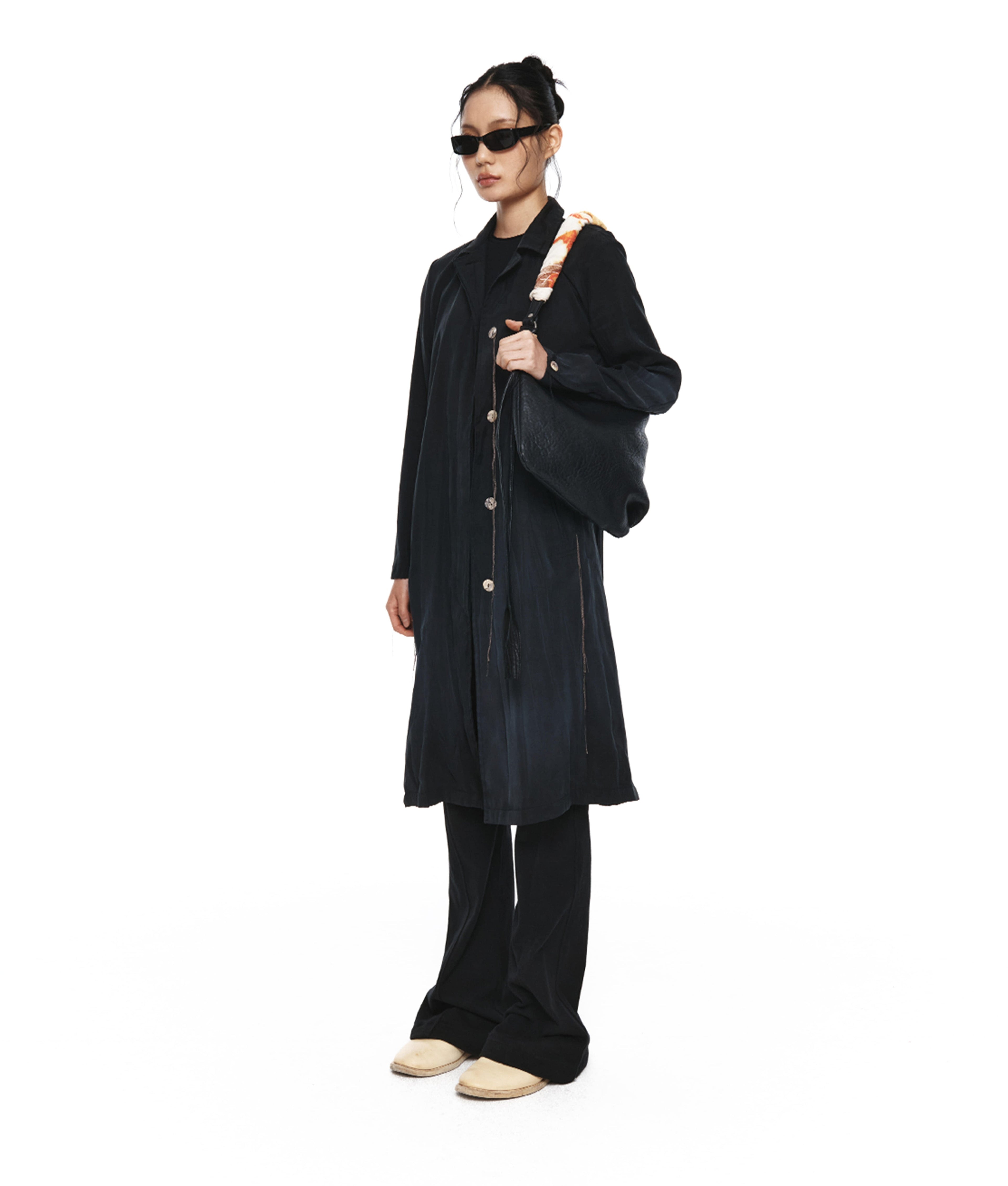 XLIM - Ep.8 Women 01 Shirt Coat (Charcoal) product image 2 | TRAB K-Fashion Australia
