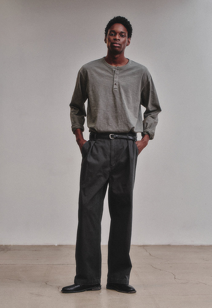 Art if acts - Garment Dyed Henley Long Sleeve (Cliff) product image 2 | TRAB K-Fashion Australia